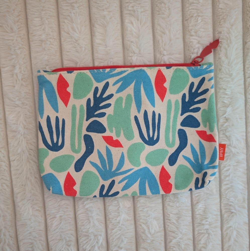 ✳️ FREE w/ Bundle - Colorful Abstract Print Pouch